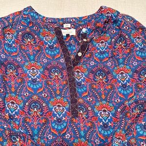 Ann Taylor softened, paisley top